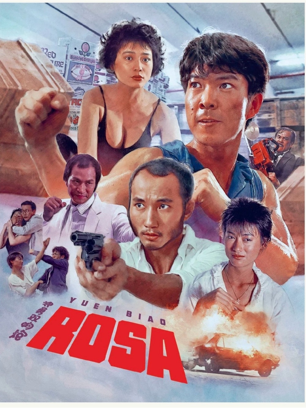 #3384**Rosa Blu-ray - Action Movie (Blue/Red Cover)